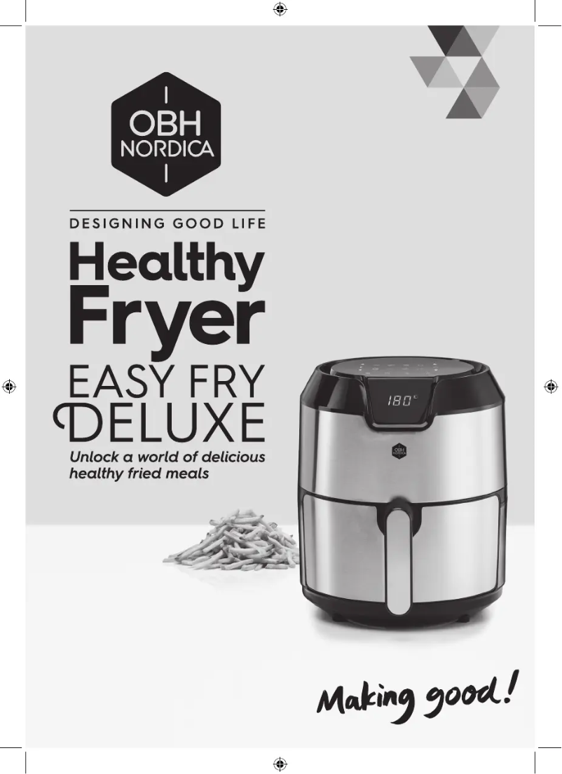 Page n°1 - Manuel utilisateur OBH Nordica Easy Fry Deluxe AG401DS0