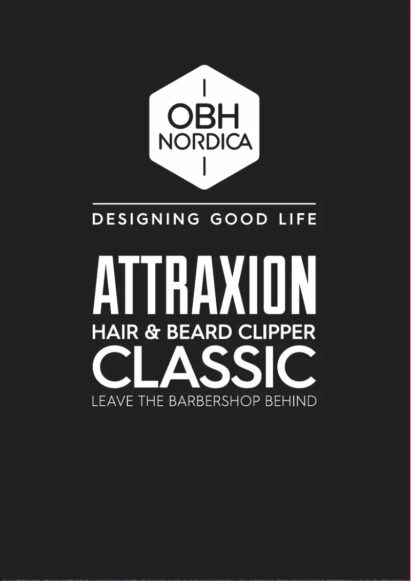 Page 1 de la notice Manuel utilisateur OBH Nordica Attraxion Classic