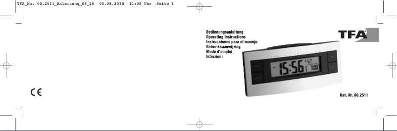 Image de la première page du manuel de l'appareil 60.2511