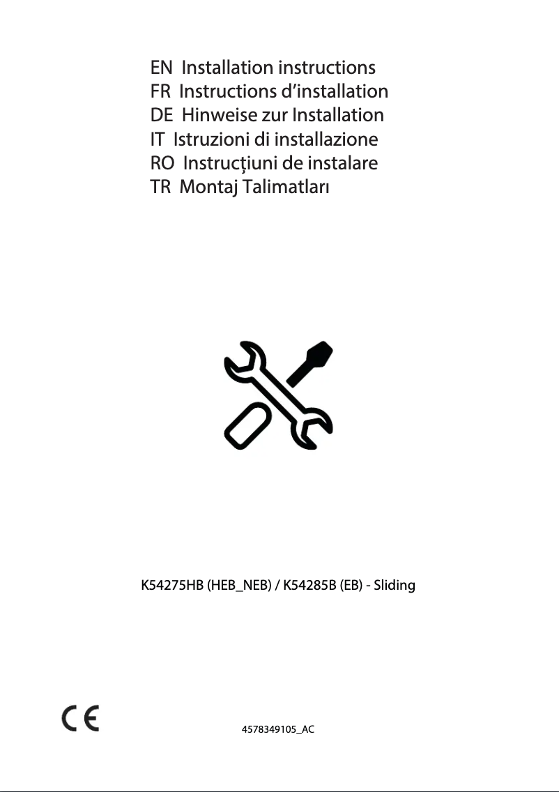 Image de la première page du manuel de l'appareil BCSA285E4ZSN