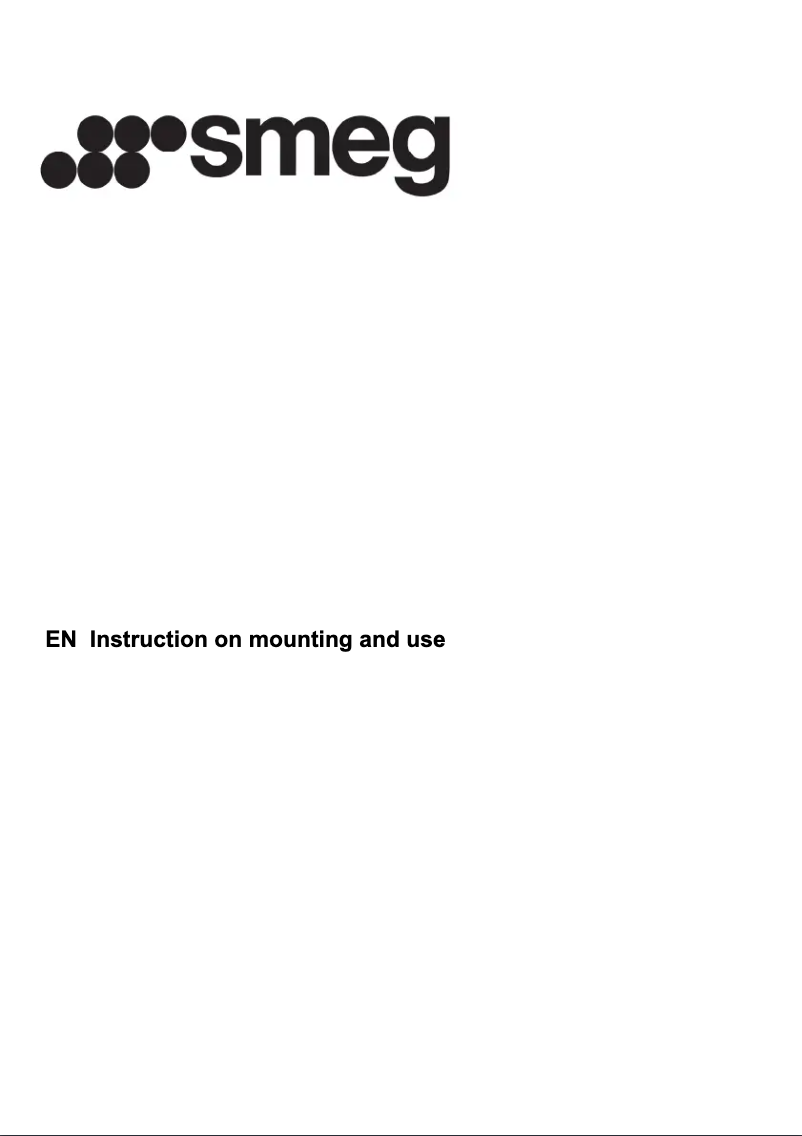 Page n°1 - Manuel utilisateur Smeg KSA600HX