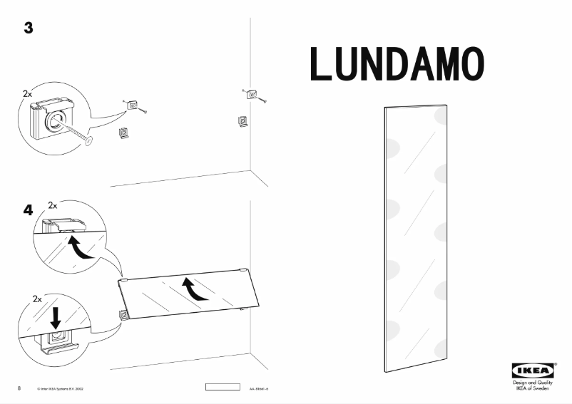 Página 1 del manual Manual de usuario Ikea LUNDAMO
