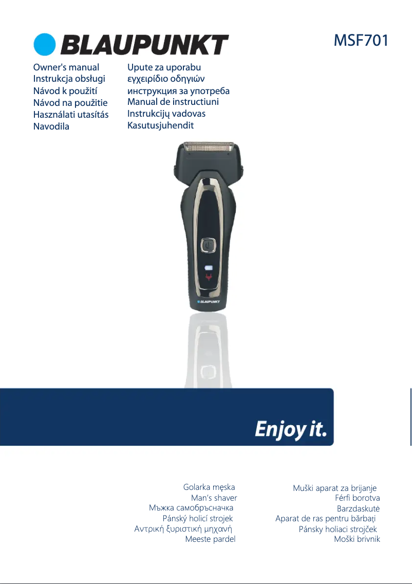 Page 1 de la notice Manuel utilisateur Blaupunkt MSF701