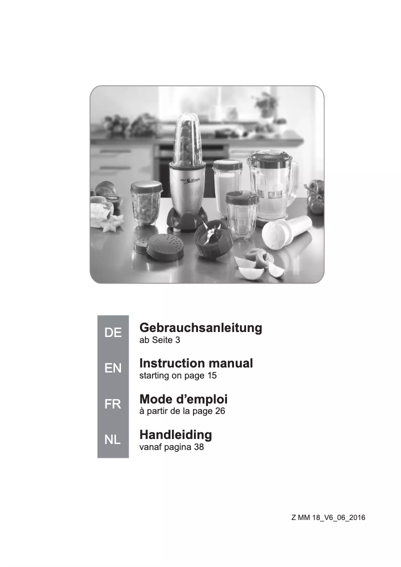 Page n°1 - Manuel utilisateur Gourmetmaxx 05611