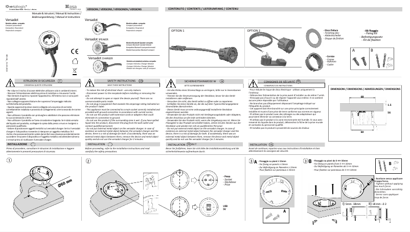 Page 1 de la notice Manuel utilisateur Barazza 1CBI