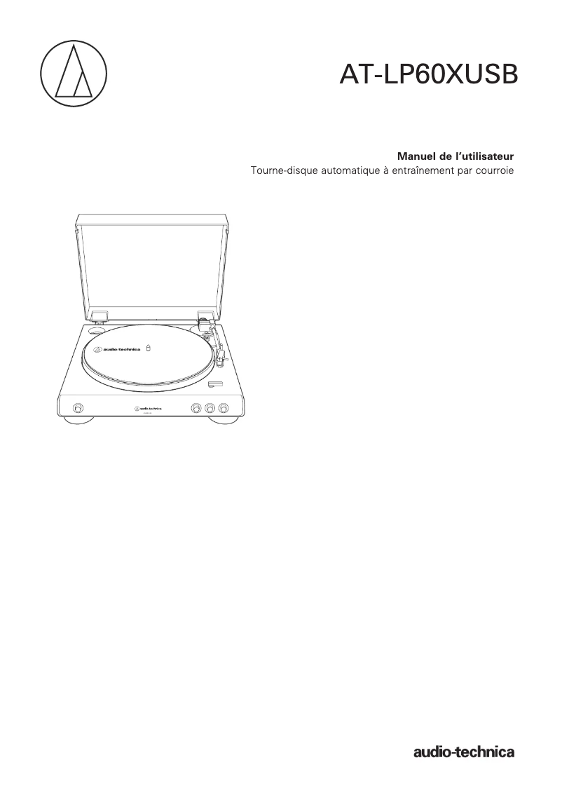Image de la première page du manuel de l'appareil AT-LP60XUSB
