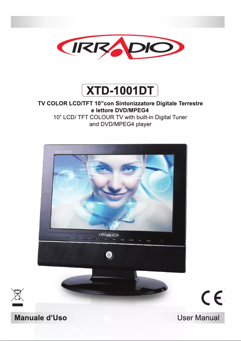 Image de la première page du manuel de l'appareil XTD 1001DT