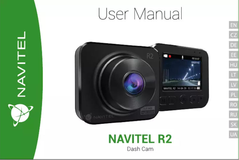 Image de la première page du manuel de l'appareil R2