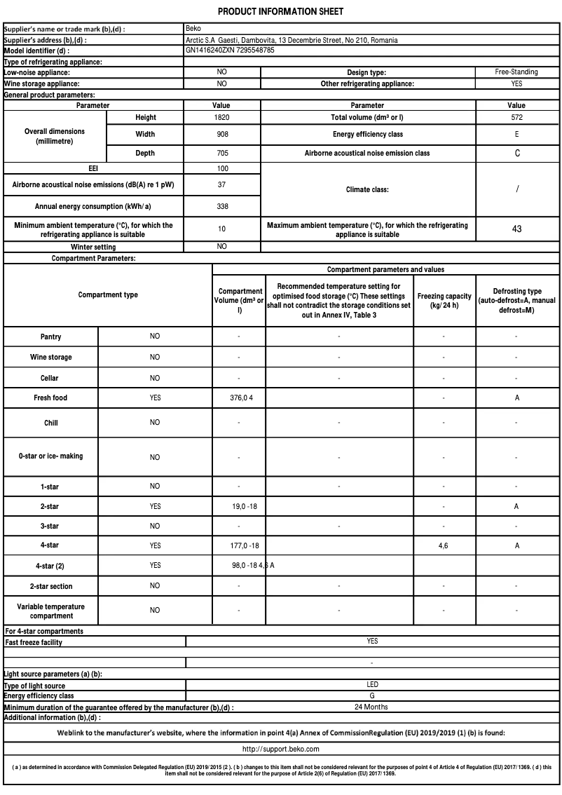 Image de la première page du manuel de l'appareil GN1416240ZXN