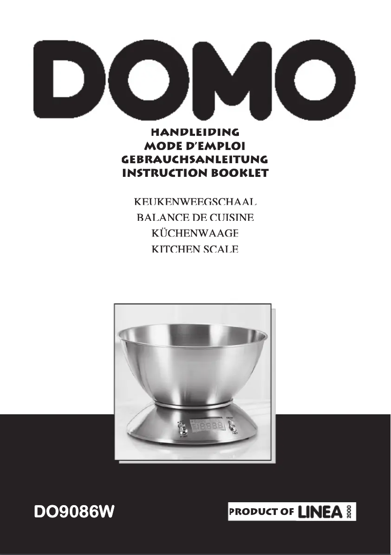 Page n°1 - Manuel utilisateur Domo DO9086W