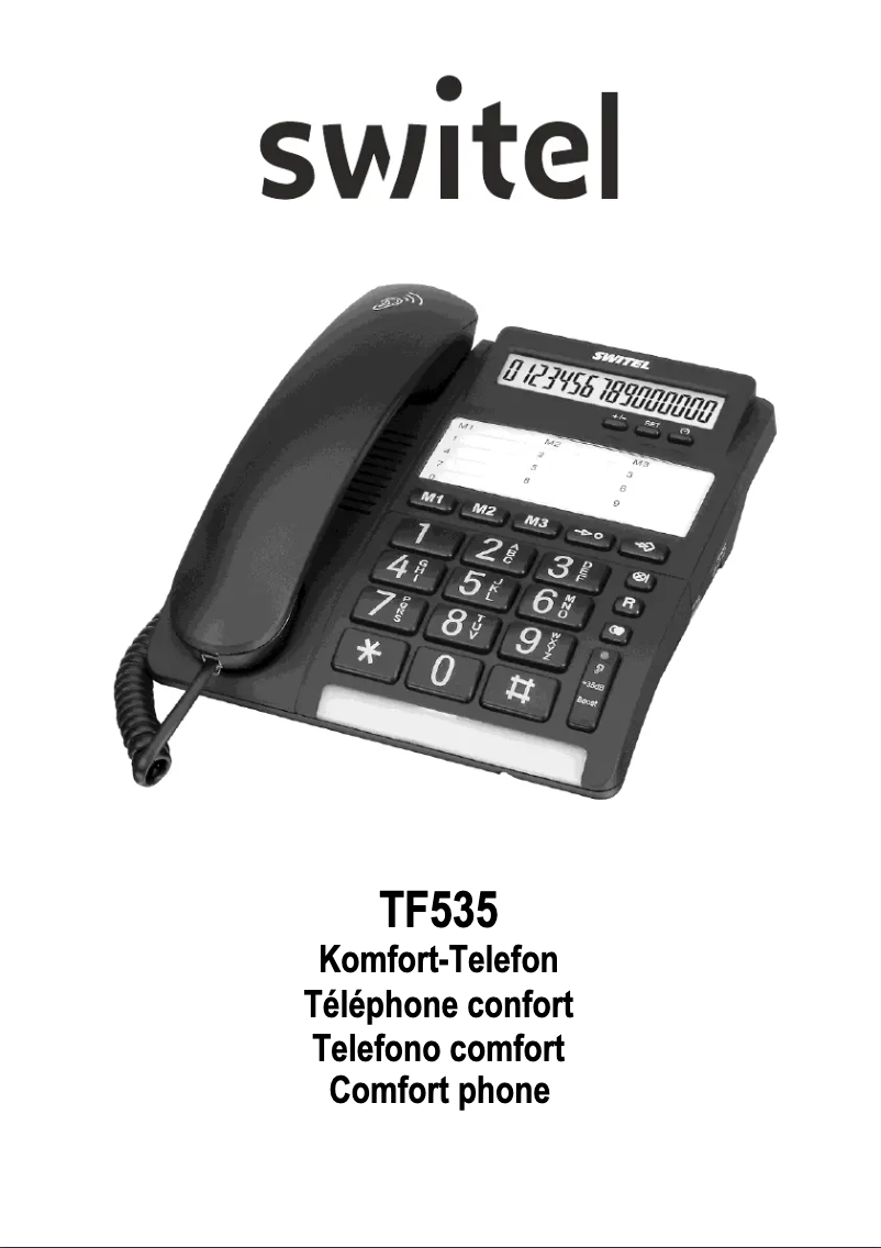 Página 1 del manual Manual de usuario Switel TF535