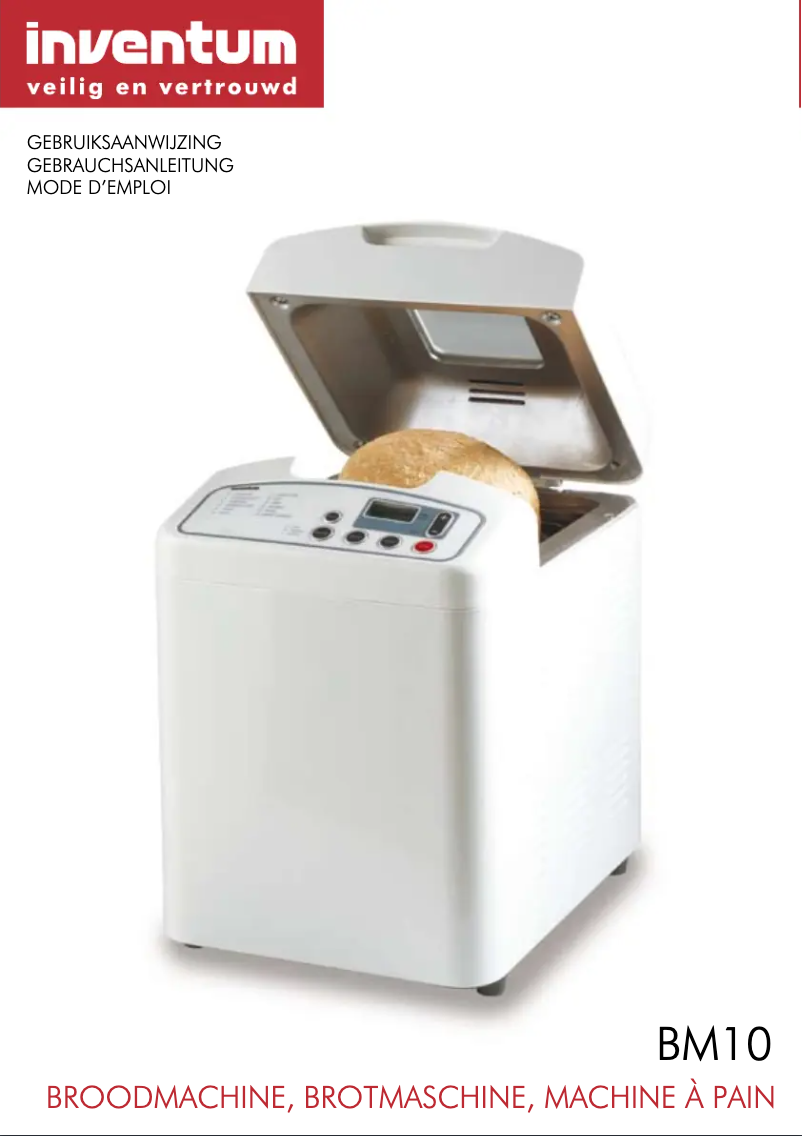 Page n°1 - Manuel utilisateur Inventum BM10