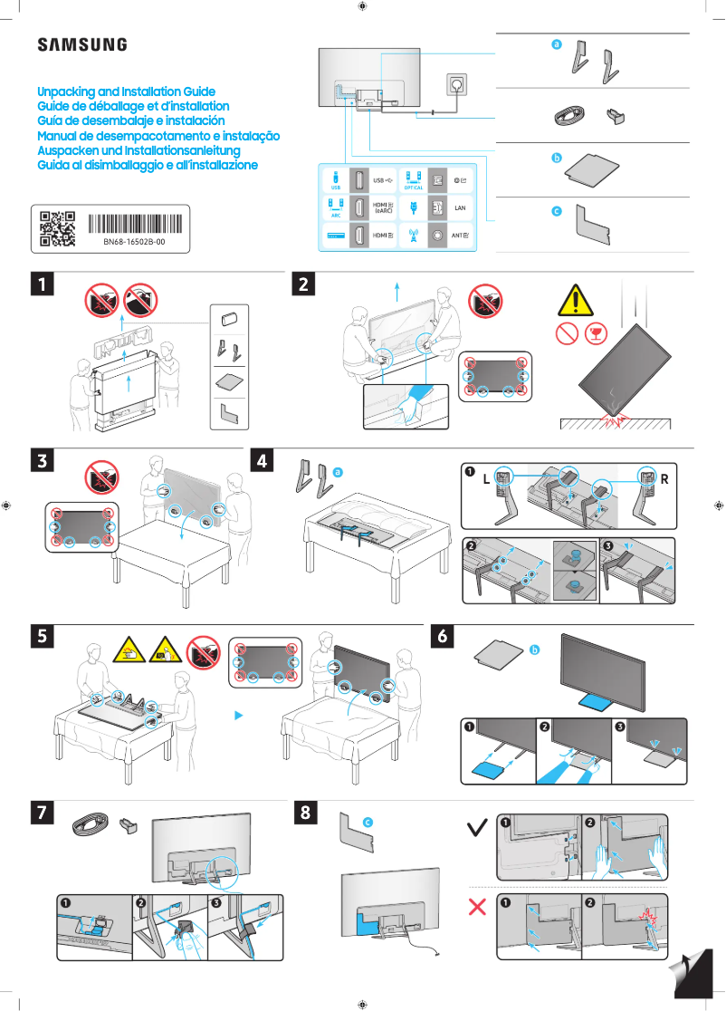 Page n°1 - Manuel utilisateur Samsung QA65S90CAJ