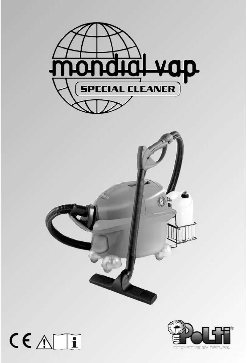 Page 1 de la notice Manuel utilisateur Polti Mondial VAP Special Cleaner