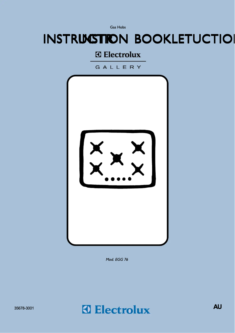 Image de la première page du manuel de l'appareil EGG 76