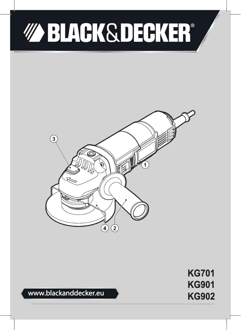 Image de la première page du manuel de l'appareil KG701