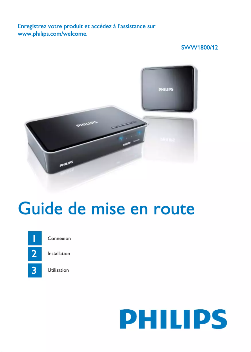 Image de la première page du manuel de l'appareil SWW1800