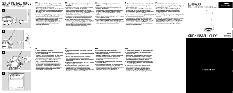 Image de la première page du manuel de l'appareil Estrado