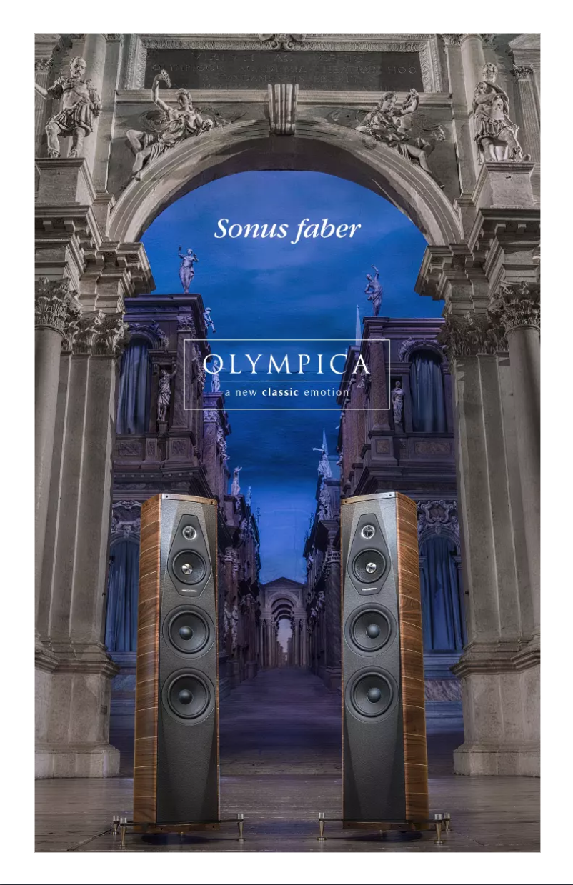 Page 1 de la notice Brochure Sonus Faber Olympica I