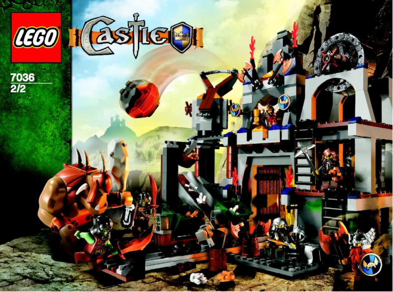 Page 1 de la notice Manuel utilisateur Lego Castle 7036