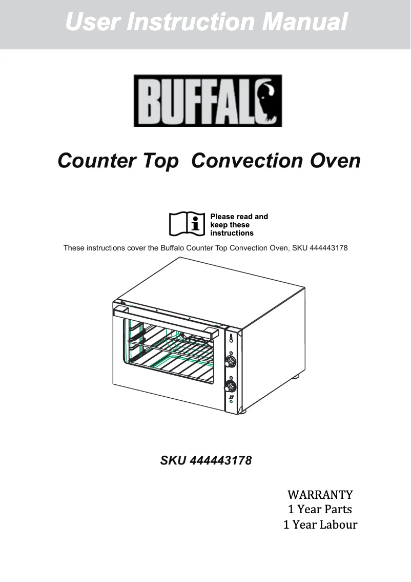 Page 1 de la notice Manuel utilisateur Buffalo GD279