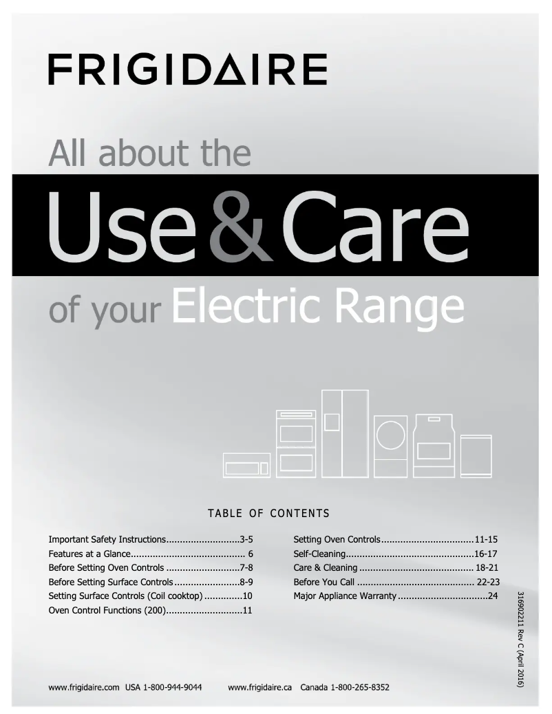 Image de la première page du manuel de l'appareil FFEF3015LS