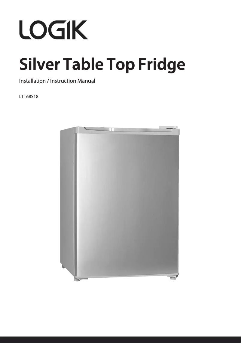 Página 1 del manual Manual de usuario Logik LTT68S18