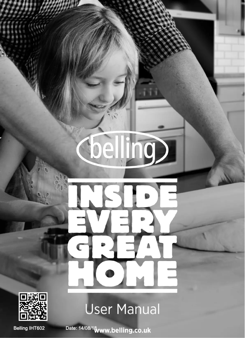Page 1 de la notice Manuel utilisateur Belling IHT602