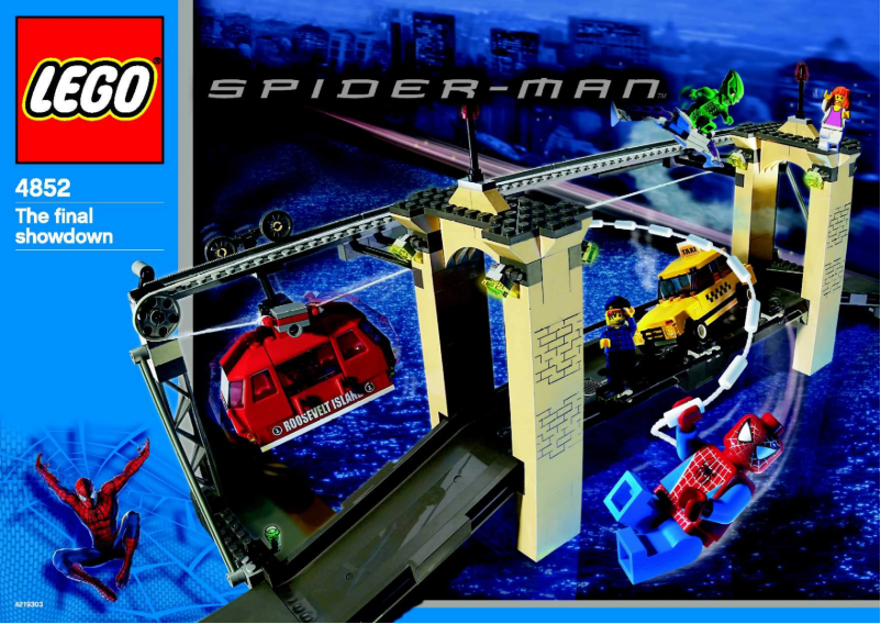 Page n°1 - Manuel utilisateur Lego Spiderman 4852