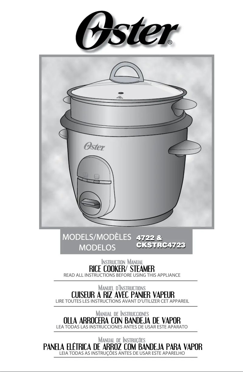 Page 1 de la notice Manuel utilisateur Oster CKSTRC4723