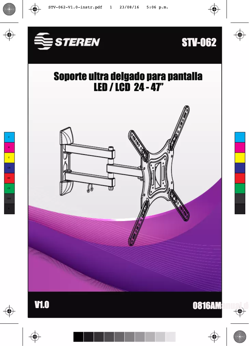 Page 1 of the manual User Manual Steren STV-062