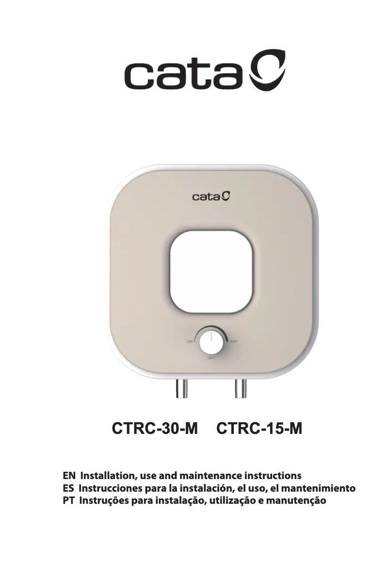 Página 1 del manual Manual de usuario CATA CTRC-15-M