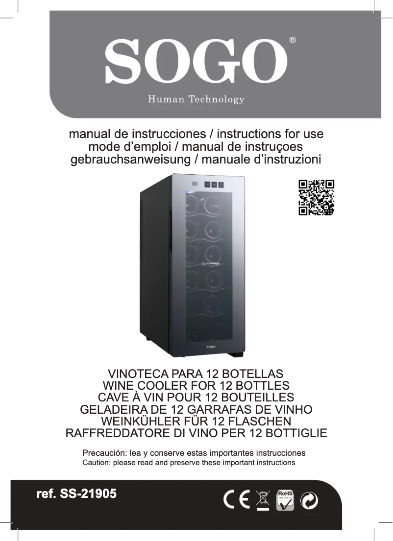 Página 1 del manual Manual de usuario Sogo NEV-SS-21905