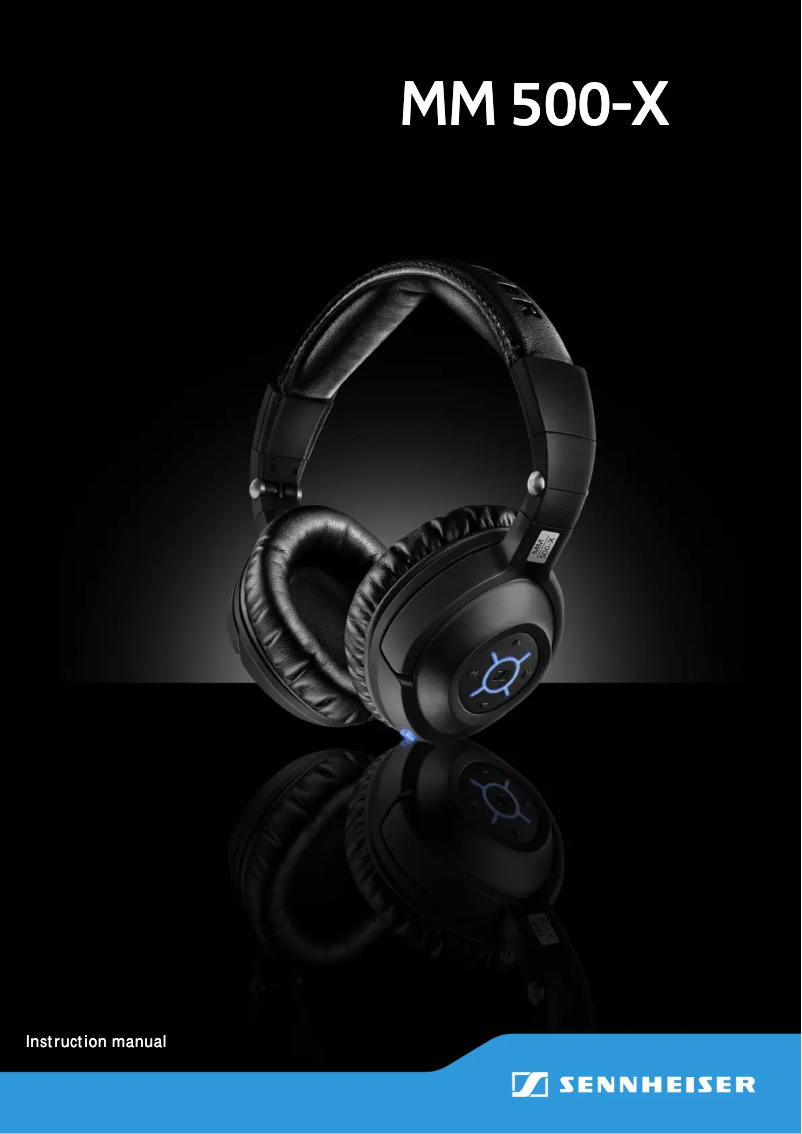 Page 1 de la notice Mode d'emploi Sennheiser MM 500-X
