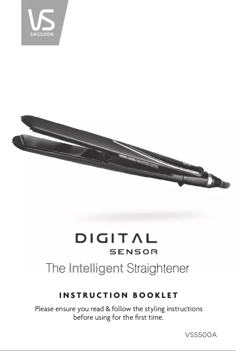 Página 1 del manual Manual de usuario VS Sassoon Digital Sensor VSS500A