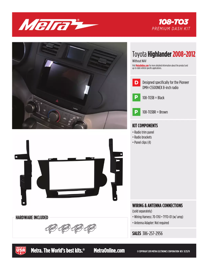 Image de la première page du manuel de l'appareil 108-TO3B