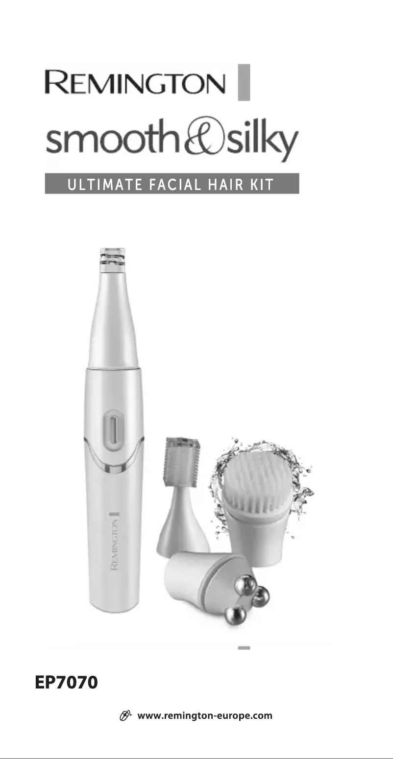 Page 1 de la notice Manuel utilisateur Remington Smooth & Silky EP7070