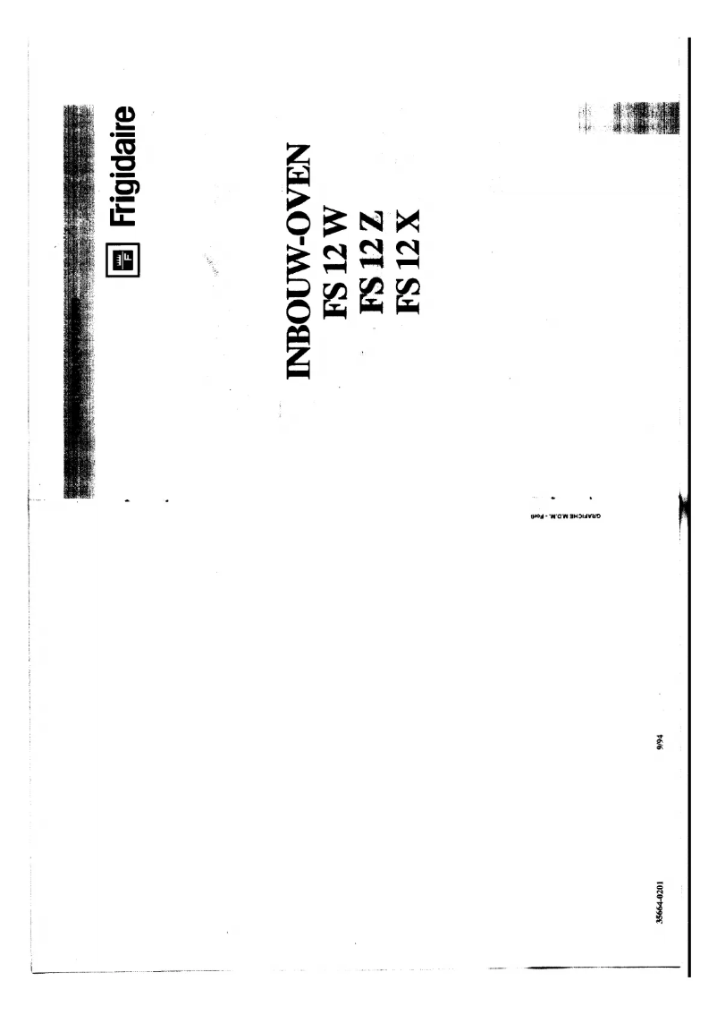 Image de la première page du manuel de l'appareil FS 12X