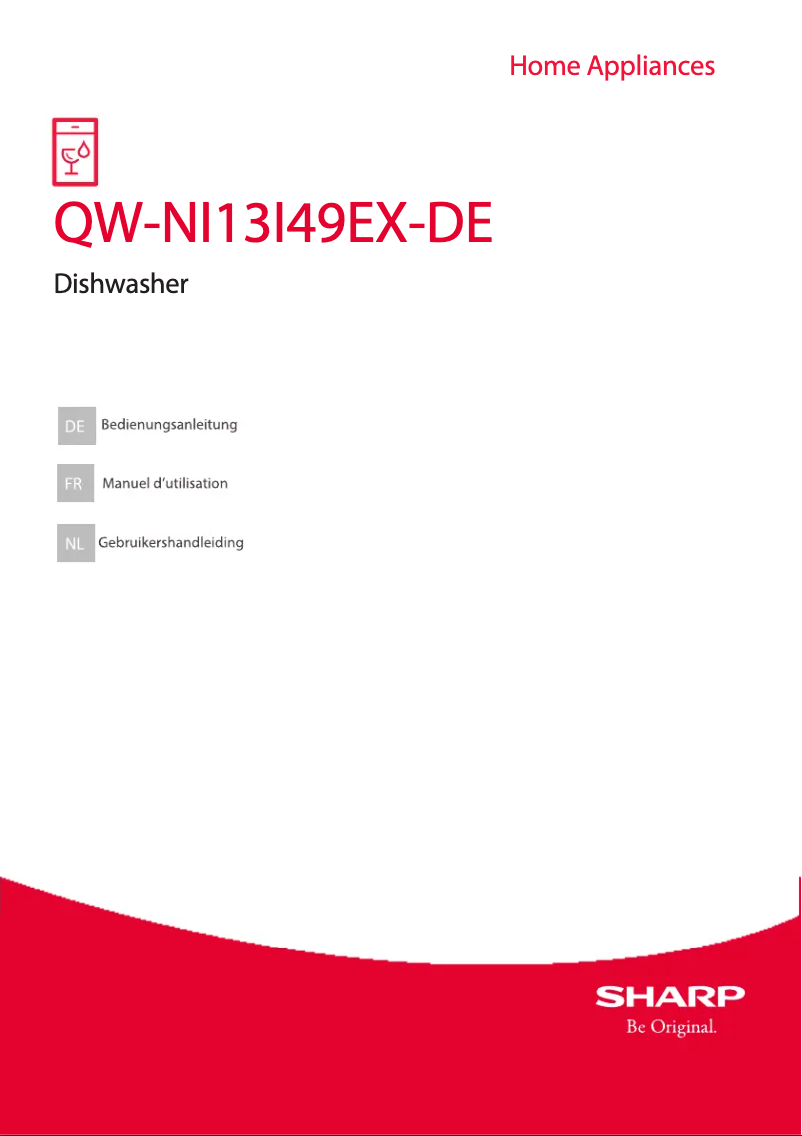 Image de la première page du manuel de l'appareil QW-NI13I49EX-DE