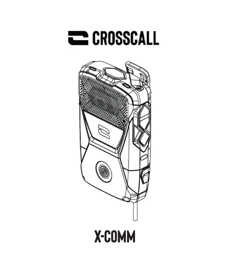 Page n°1 - Manuel utilisateur Crosscall X-COMM