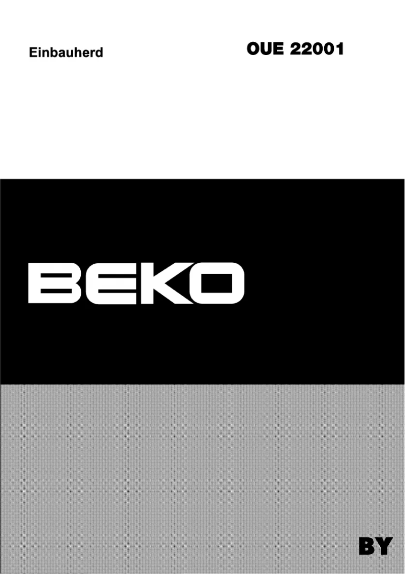 Page n°1 - Manuel utilisateur Beko OUE 22001