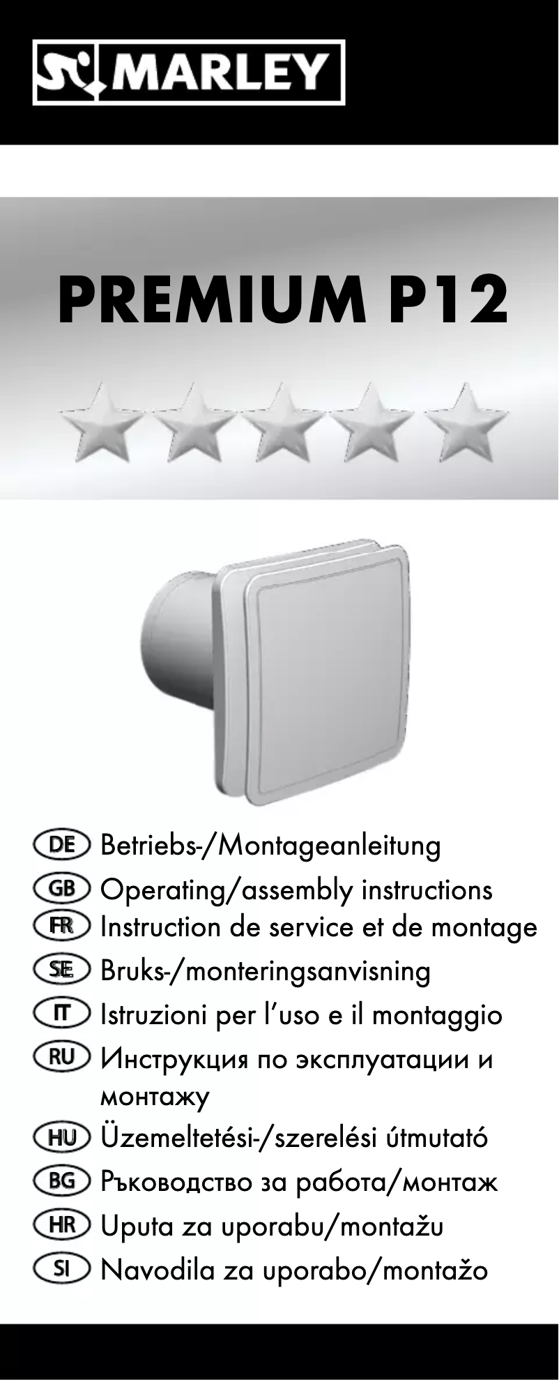 Page 1 of the manual User Manual House of Marley Premium P12