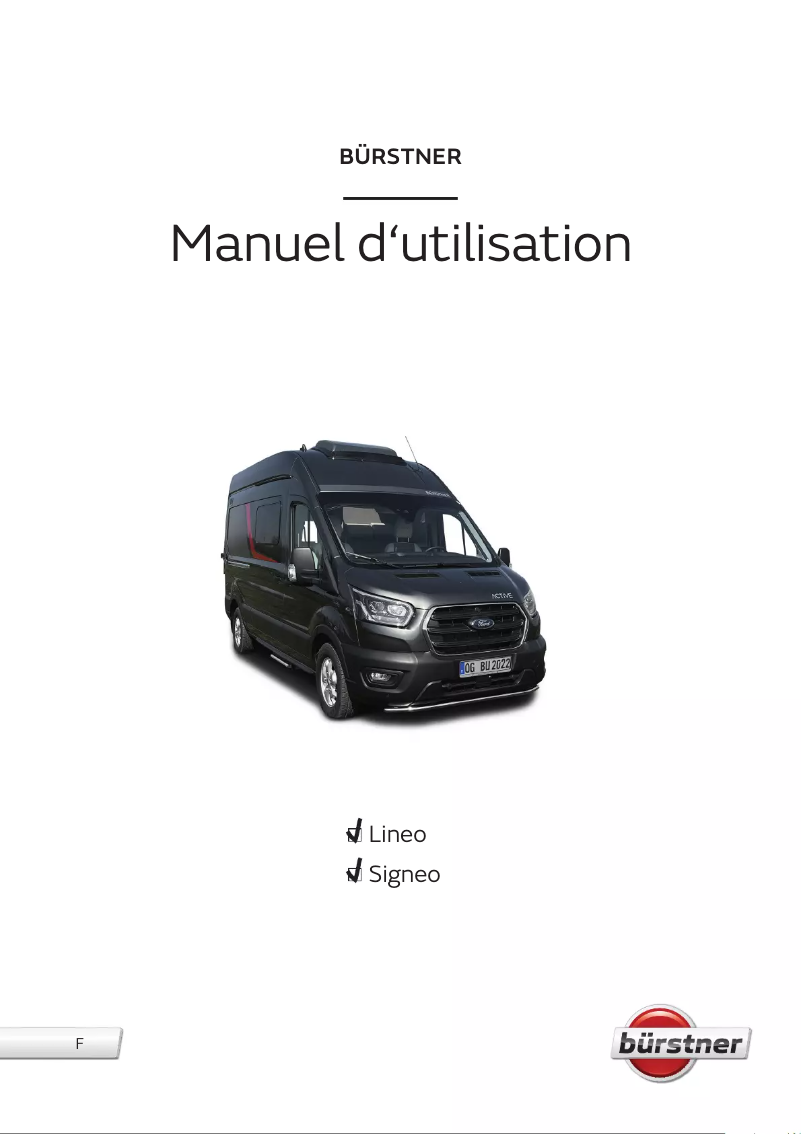 Image de la première page du manuel de l'appareil Lineo (2023)