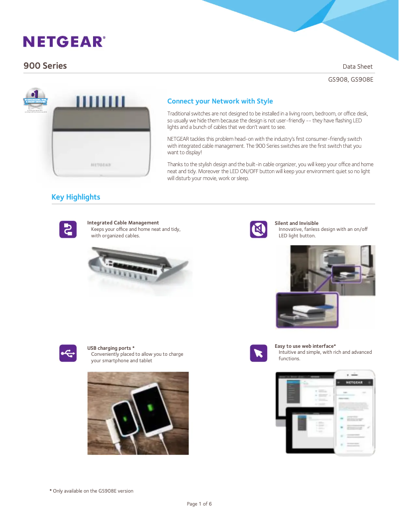 Image de la première page du manuel de l'appareil GS908