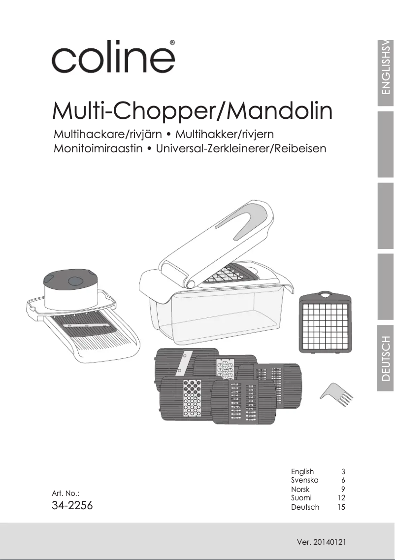 Página 1 del manual Manual de usuario Coline 34-2256