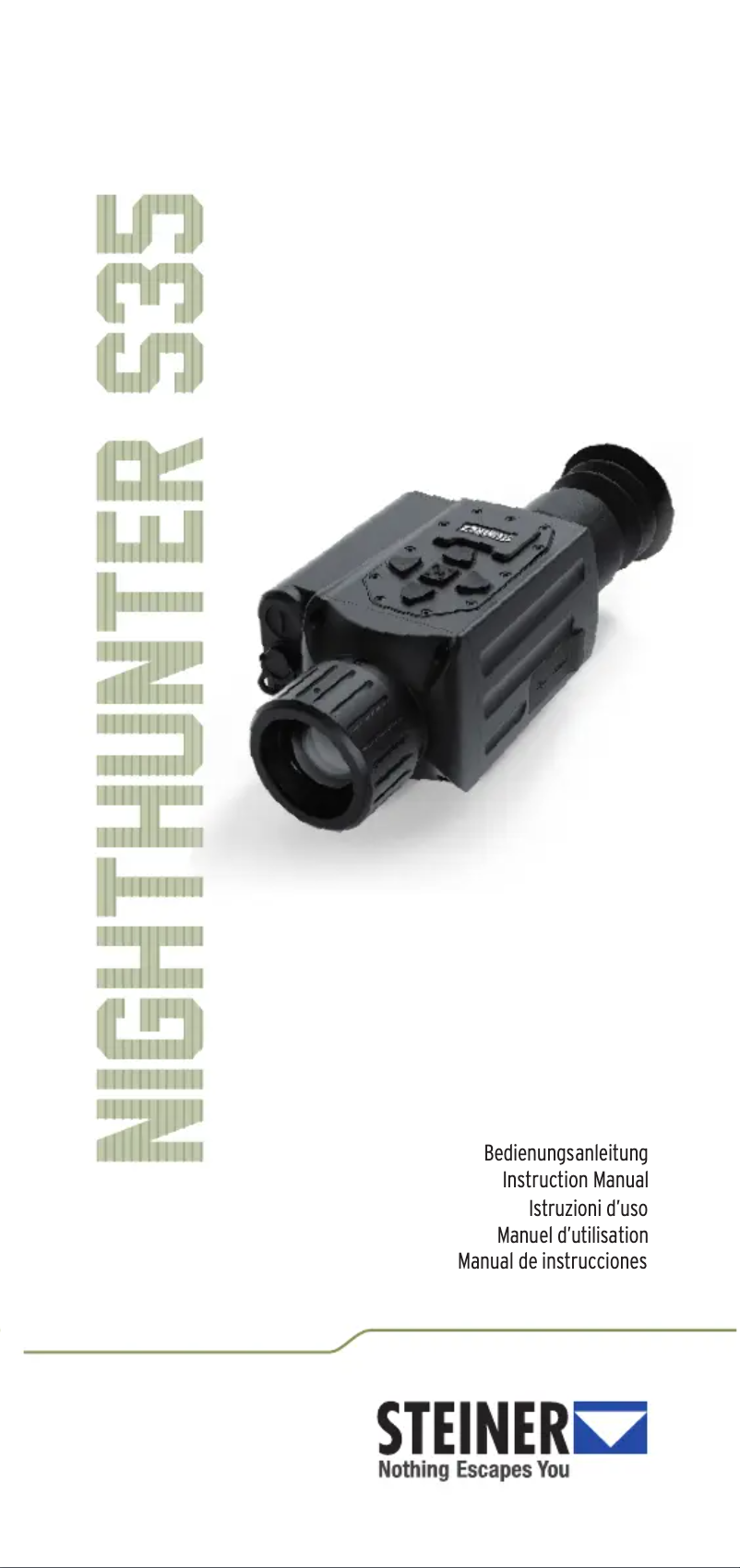 Page n°1 - Manuel utilisateur Steiner Nighthunter S35 Gen I
