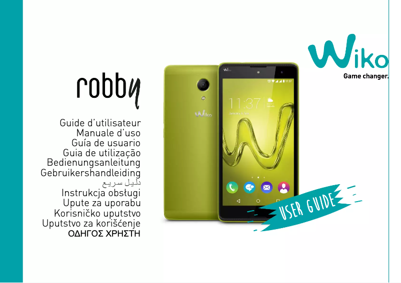 Page 1 de la notice Manuel utilisateur Wiko Robby