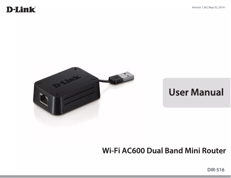 Page n°1 - Manuel utilisateur D-Link DIR-516