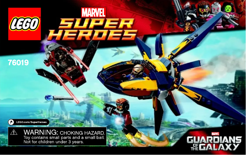 Page 1 de la notice Manuel utilisateur Lego Marvel Super Heroes 76019