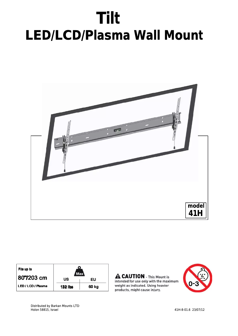 Page n°1 - Manuel utilisateur Barkan 41H